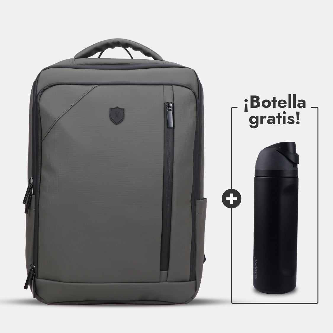 #Slim Backpack (Color)_Dark Grey