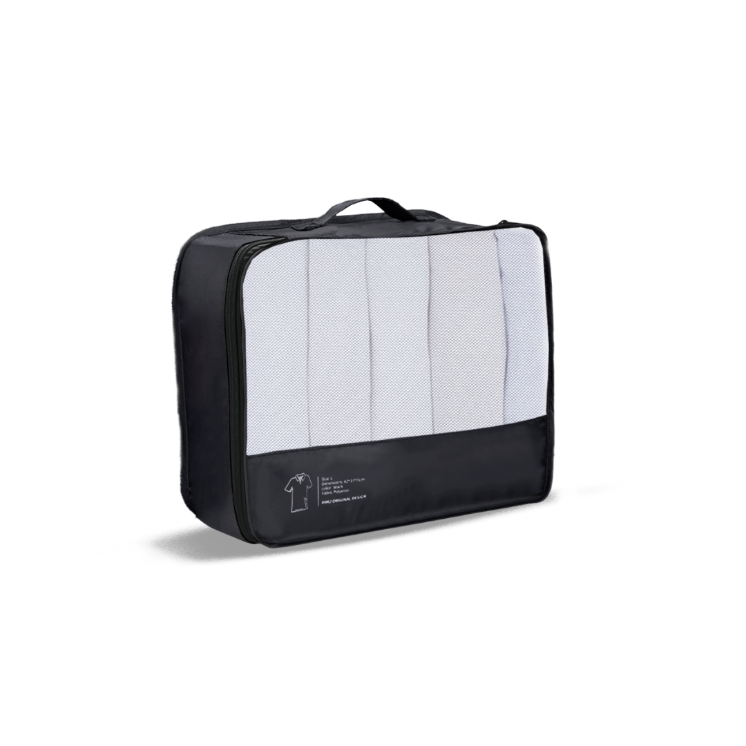 Bolsa mediana de las 8 bolsas del pack de organizadores para maletas