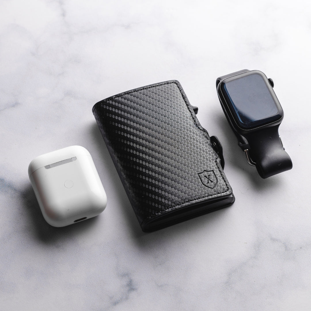 #Billetera Modelo Deluxe (Color)_Carbon Fiber