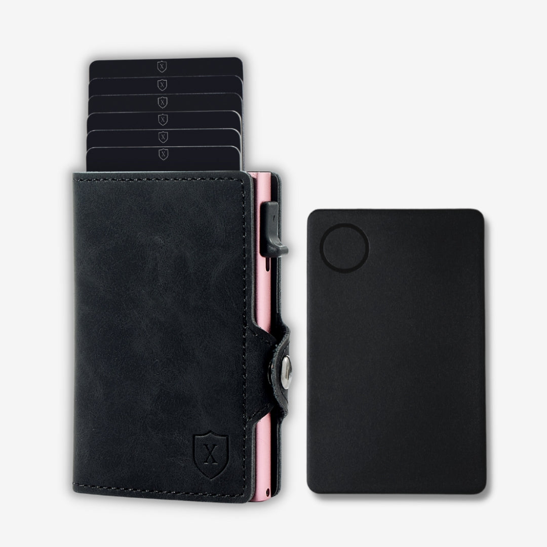 #Billetera Modelo Deluxe (Color)_Black & Pink