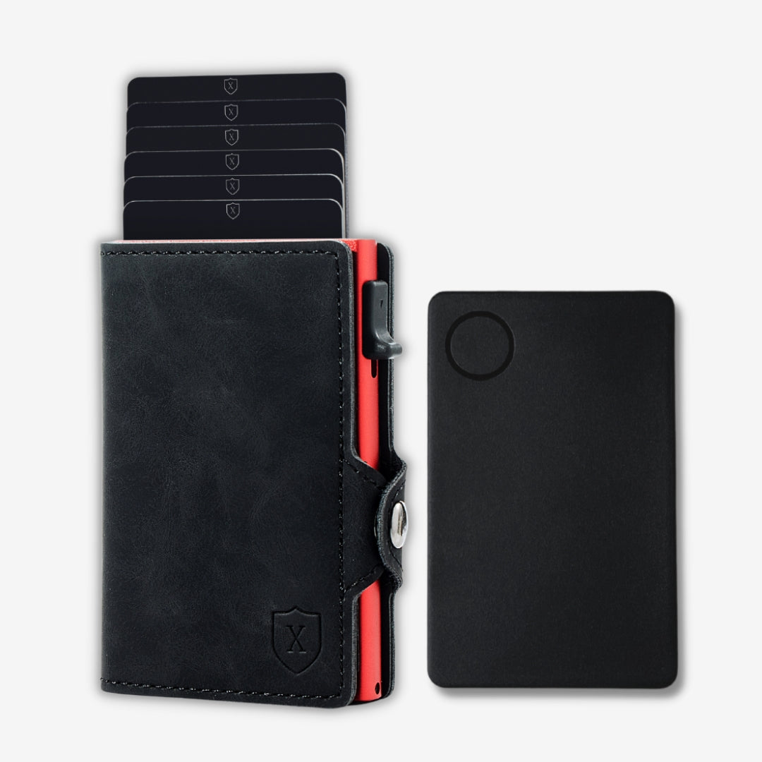 #Billetera Modelo Deluxe (Color)_Black & Red