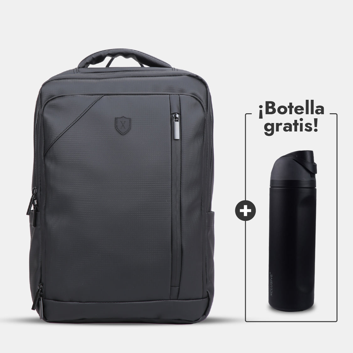 #Slim Backpack (Color)_Full Black