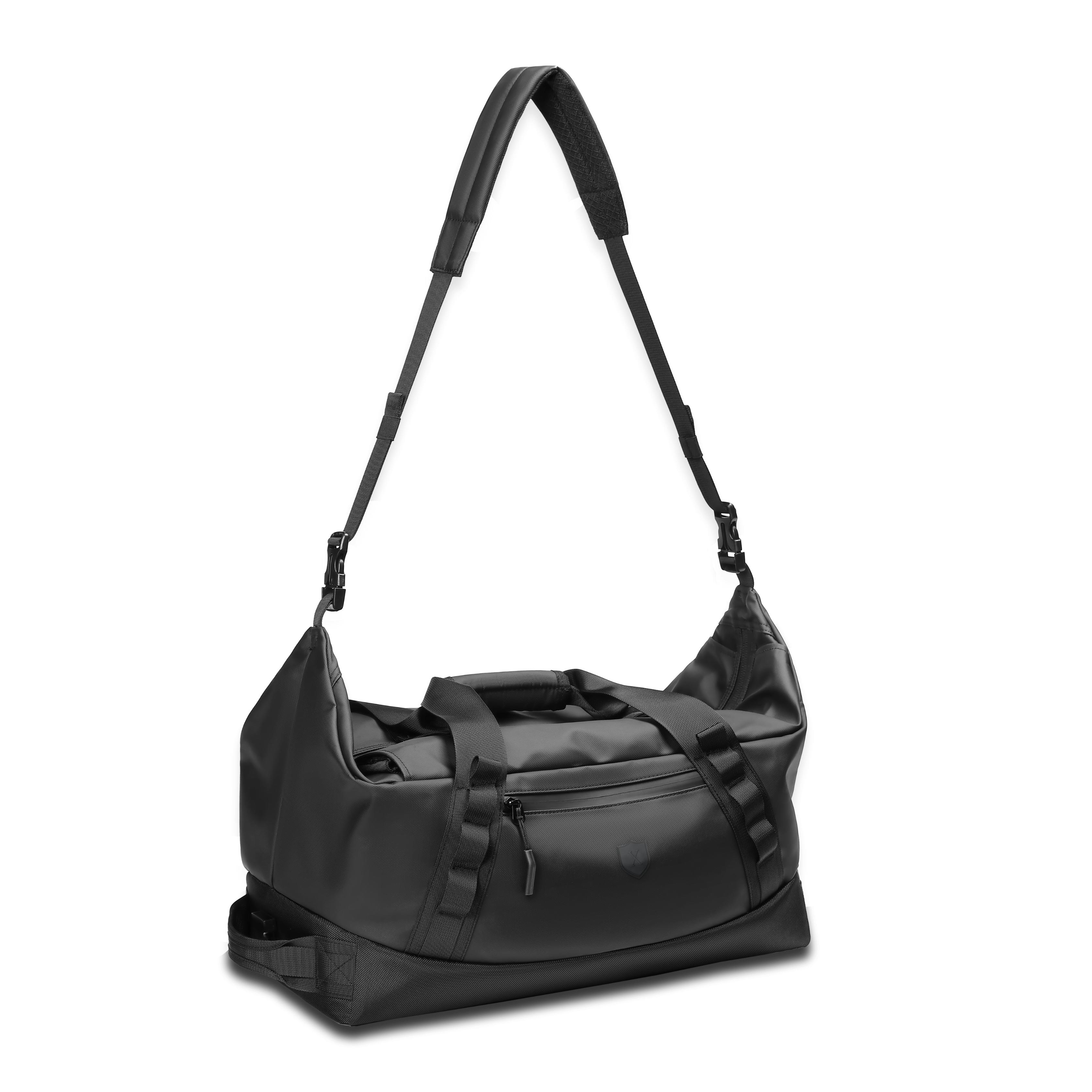 Bolso Xclusive Prestige Duffel Bag premium negro con cinta para hombro