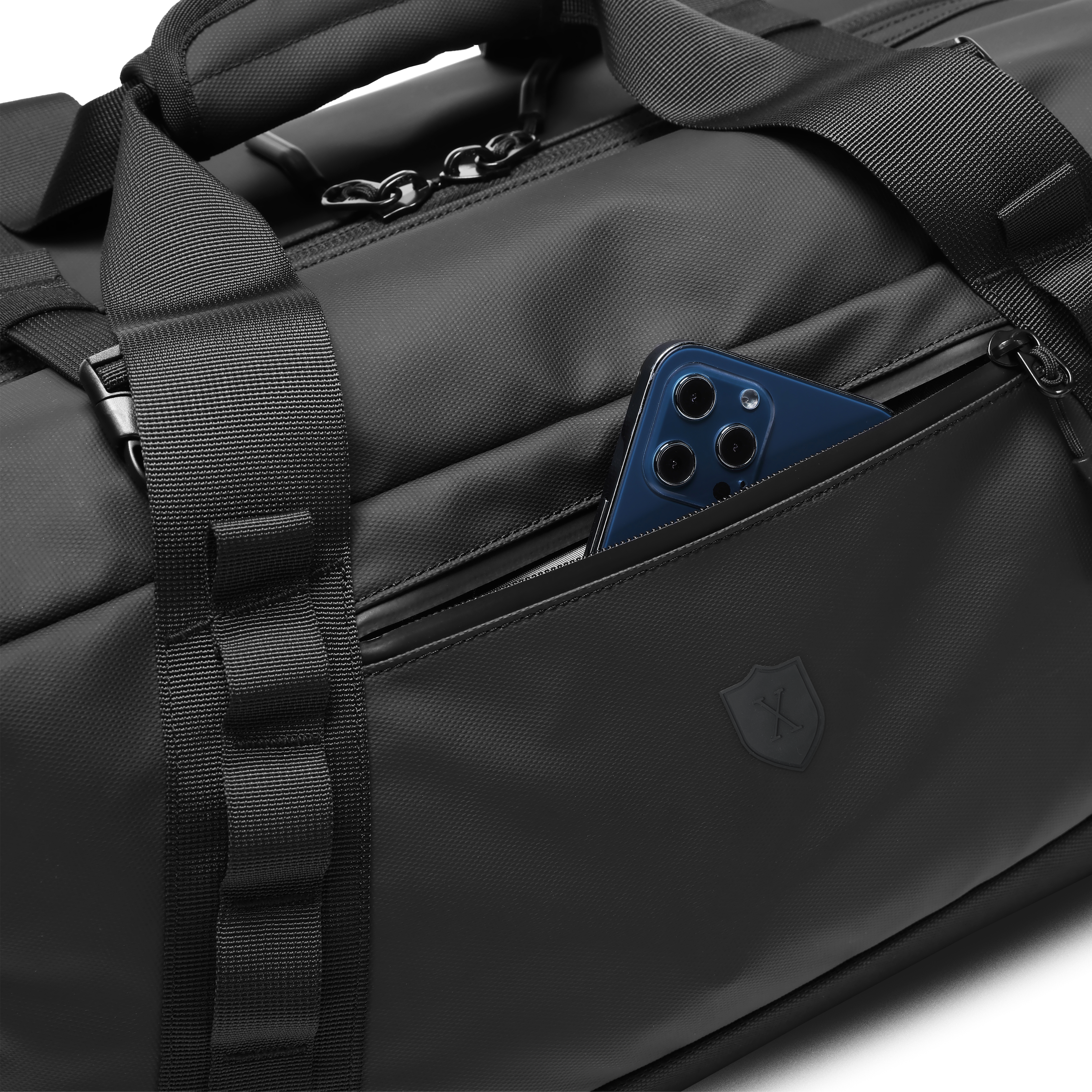 detalles de Bolso Xclusive Prestige Duffel Bag premium negro
