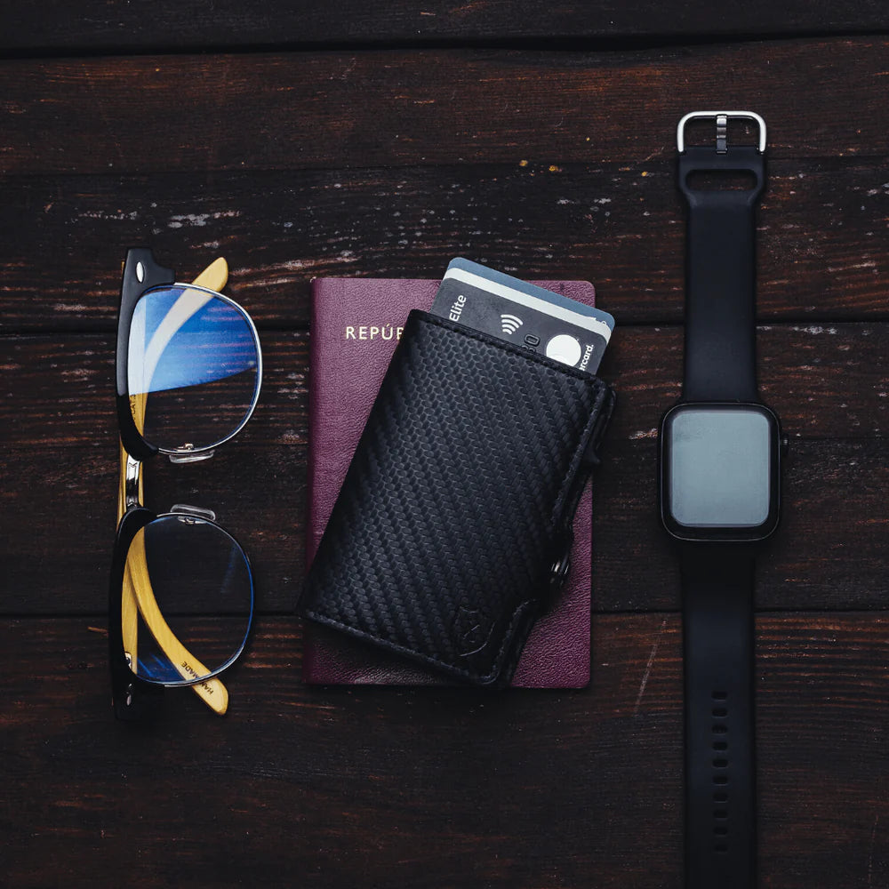 #Billetera Modelo Deluxe (Color)_Carbon Fiber